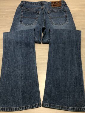 Polo Ralph Lauren Jeans Vintage Classic Boot Cut Low Rise Blue Womens Size 2